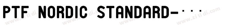 PTF NORDIC Standard字体转换